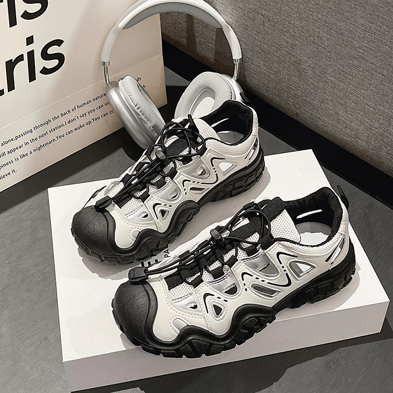 Women'S Fashion Running Shoes - Sepatu Wanita Outdoor Modis Berlubang Desain