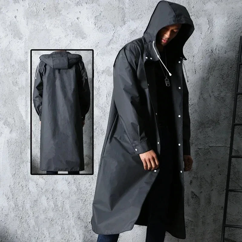 Women'S Fashion Raincoat - Jas hujan panjang tahan air dewasa