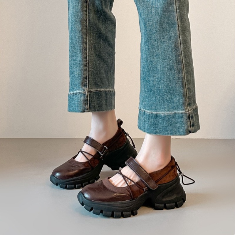 Women'S Fashion Sandals - Sepatu Mary Jane Balet Retro Baru