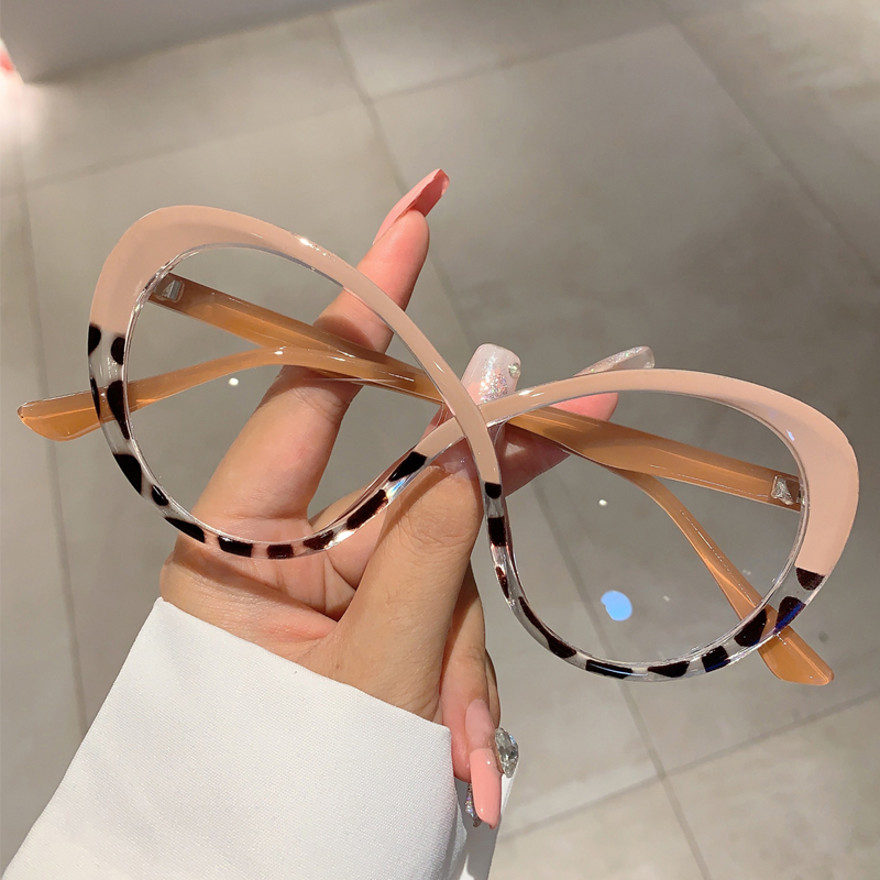 Women'S Fashion Glasses Non Prescription - KAMMPT kacamata Oval berukuran besar bingkai