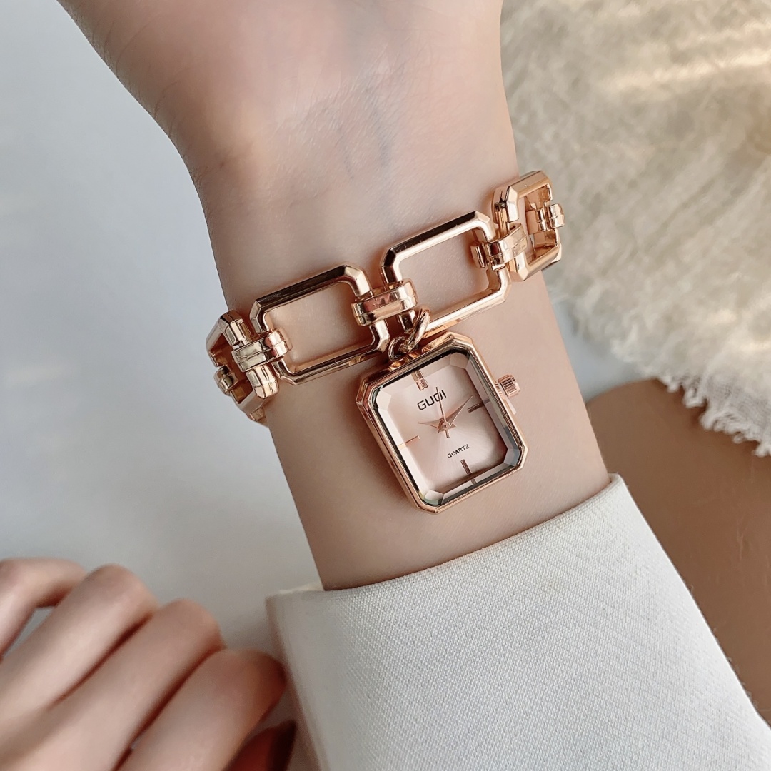 Women Fashion Usa - Jam Tangan Wanita Gelang Dial Persegi