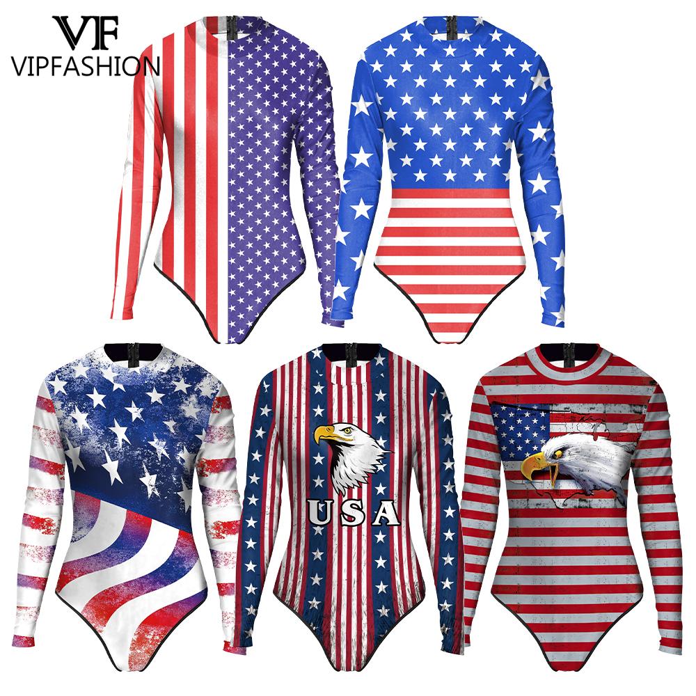 Women Fashion Usa - Pakaian Satu Potong Hari Kemerdekaan Mode