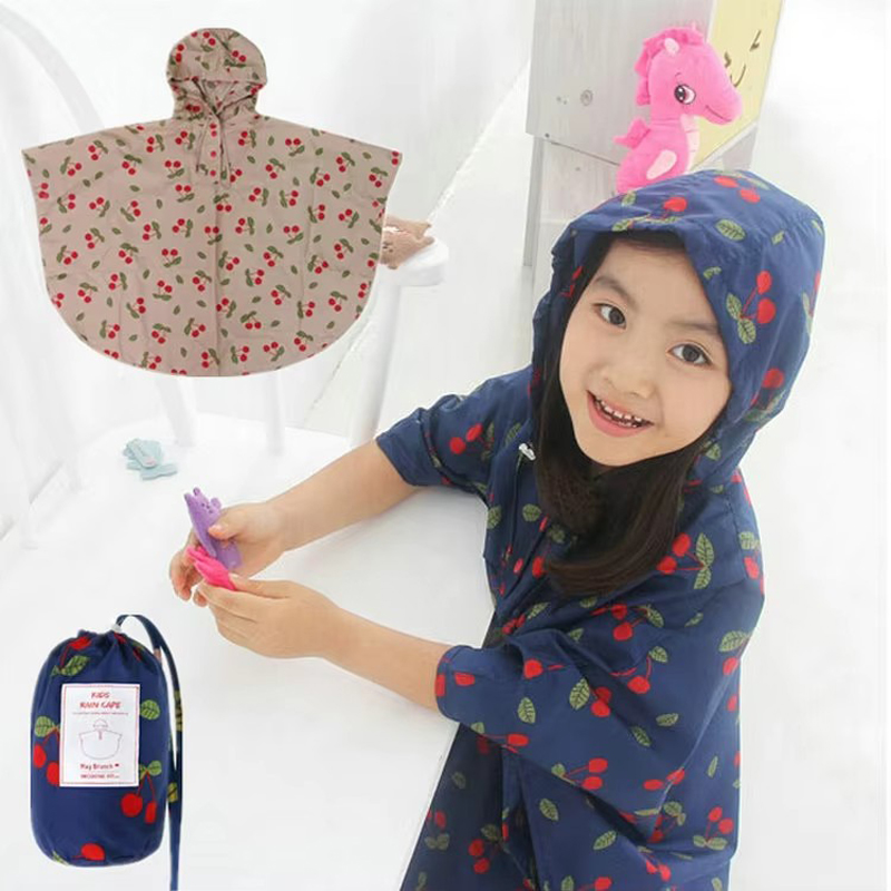 Women'S Fashion Raincoat - Jas Hujan Ponco Anak dan Dewasa