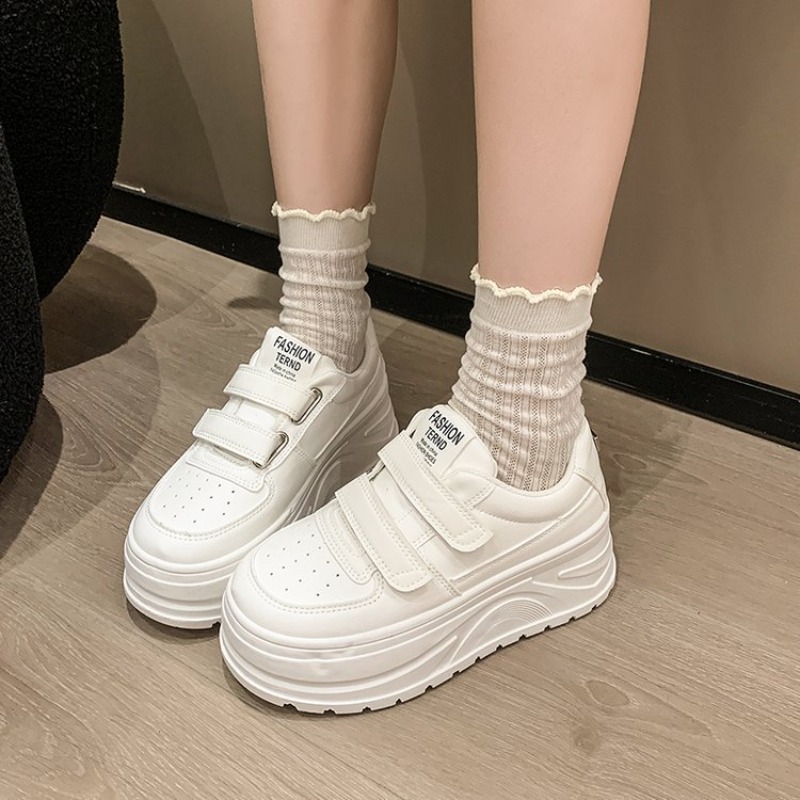 Women'S Fashion Velcro Sneakers - Sepatu Sneakers Putih Wanita Terbaru, Penutup