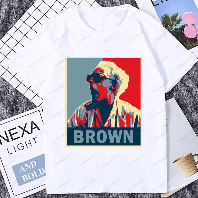 Women Fashion 80S - Kaus Coklat Klasik Kembali Ke Masa