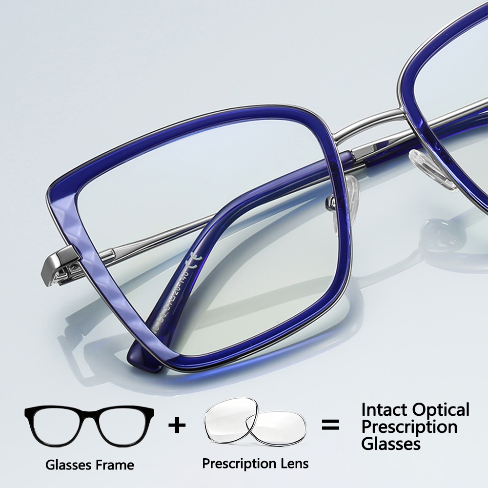 Women'S Fashion Glasses With Clear Lenses - Kacamata Baca Wanita Model Cat Eye