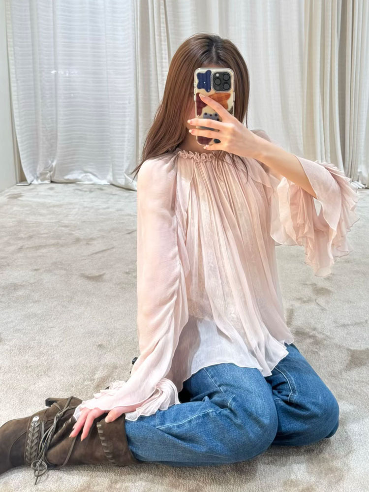 Atasan longgar berenda dengan  - Women'S Fashion For Summer 2026 ulasan dan harga