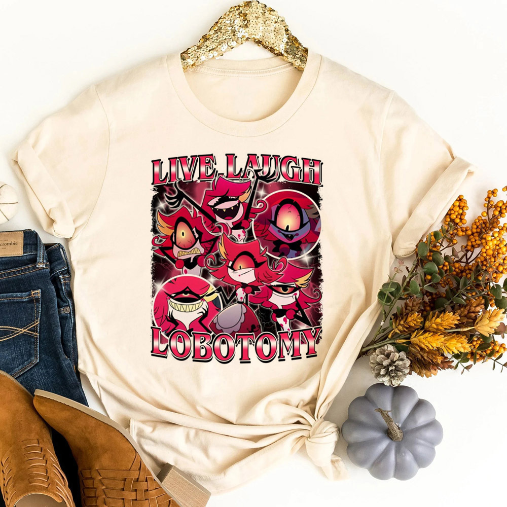 Kaos Hazbin Hotel shoujo fashi - Women Fashion 80S ulasan dan harga