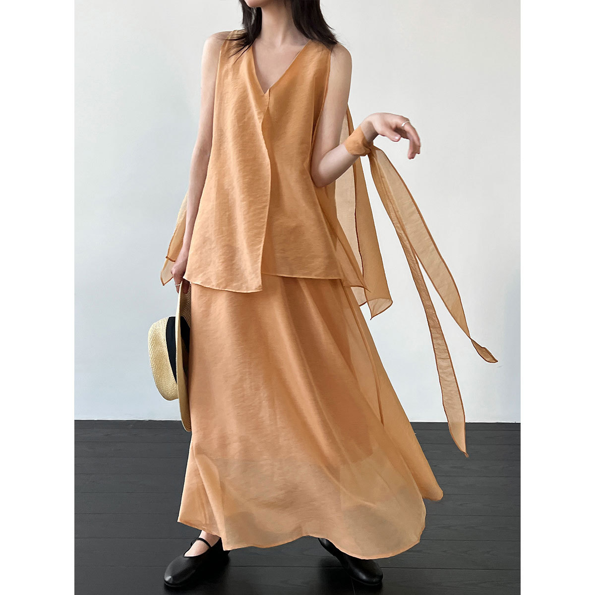 2026 Setelan Wanita Dua Potong - Wide Leg Palazzo Pants ulasan dan harga
