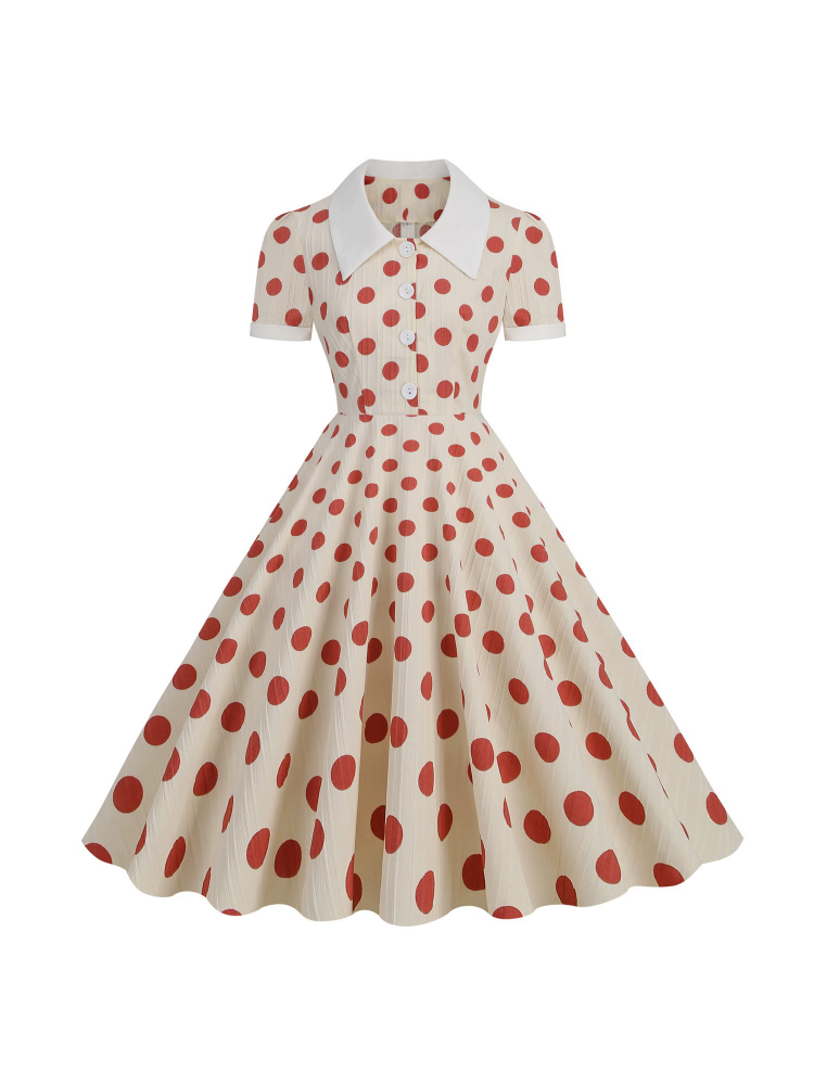 Gaun Lengan Kembung Warna Perm - Women'S Fashion In The 1950S ulasan dan harga