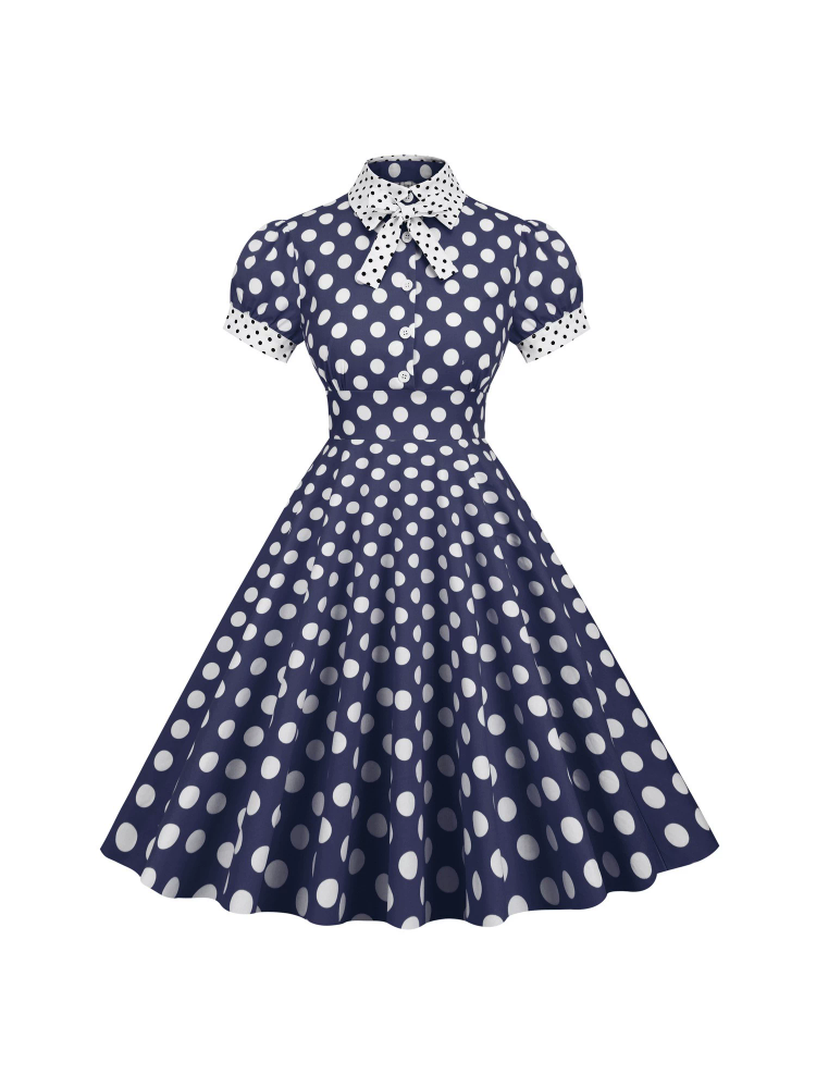 Gaun Lengan Kembung Warna Perm - Women'S Fashion In The 1950S ulasan dan harga