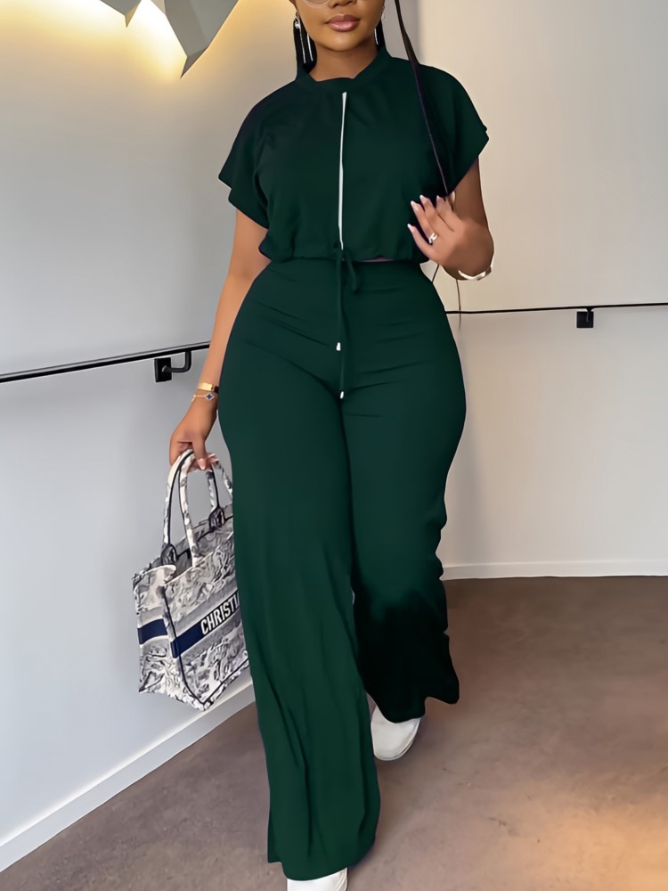 Set pakaian setelan wanita, at - Wide Leg Palazzo Pants ulasan dan harga