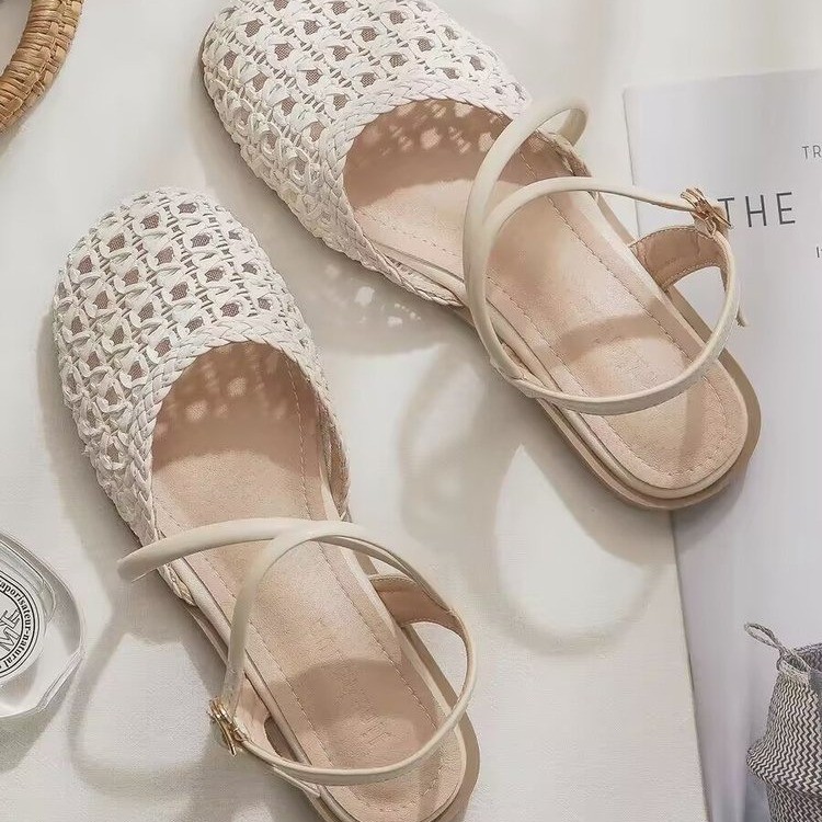 Sandal tertutup gaya Prancis u - Women'S Fashion Sandals ulasan dan harga