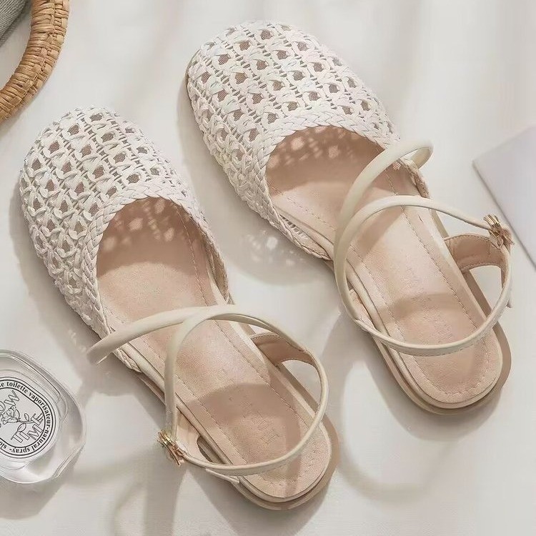 Sandal tertutup gaya Prancis u - Women'S Fashion Sandals ulasan dan harga