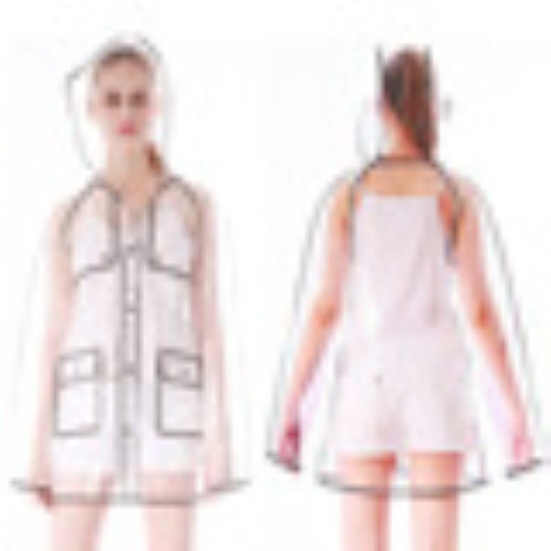 2PC Fashion Dewasa Wanita Jas  - Women'S Fashion Raincoat ulasan dan harga