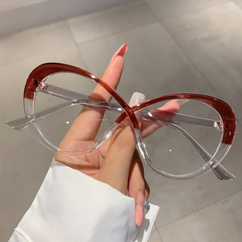 KAMMPT kacamata Oval berukuran - Women'S Fashion Glasses Non Prescription ulasan dan harga