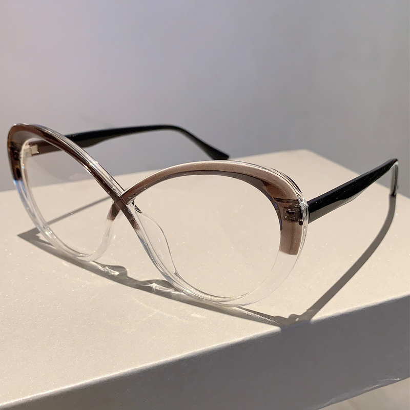 KAMMPT kacamata Oval berukuran - Women'S Fashion Glasses Non Prescription ulasan dan harga