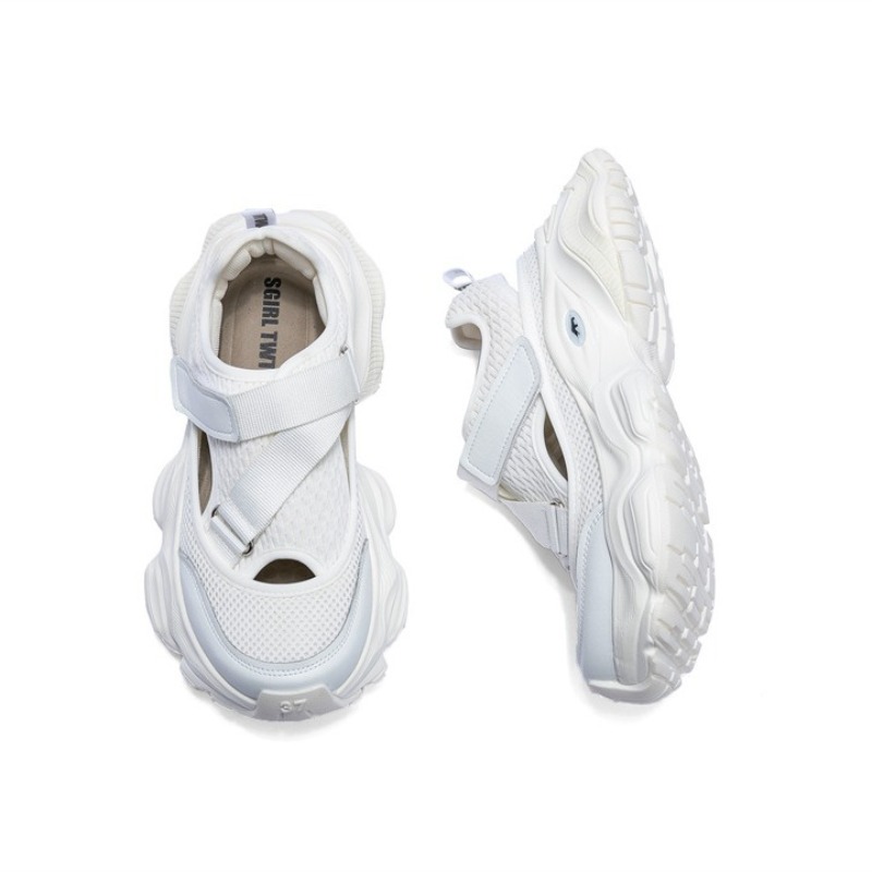 Sepatu Ayah Berongga Wanita Be - Women'S Fashion Velcro Sneakers ulasan dan harga