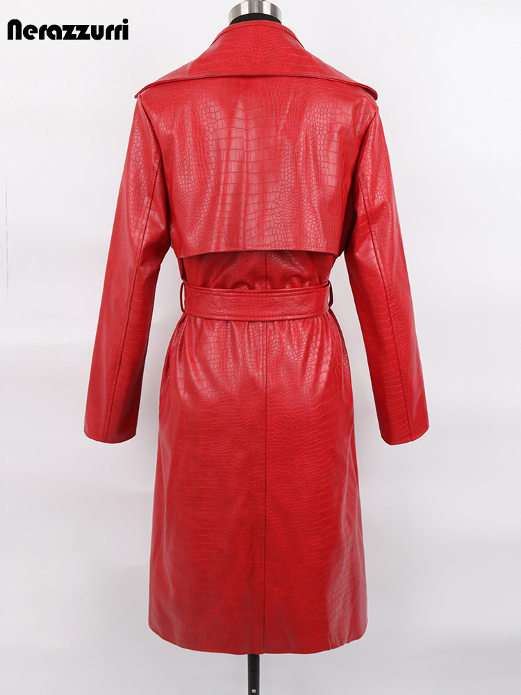 Mantel Hujan Kulit Motif Buaya - Women'S Fashion Raincoat ulasan dan harga