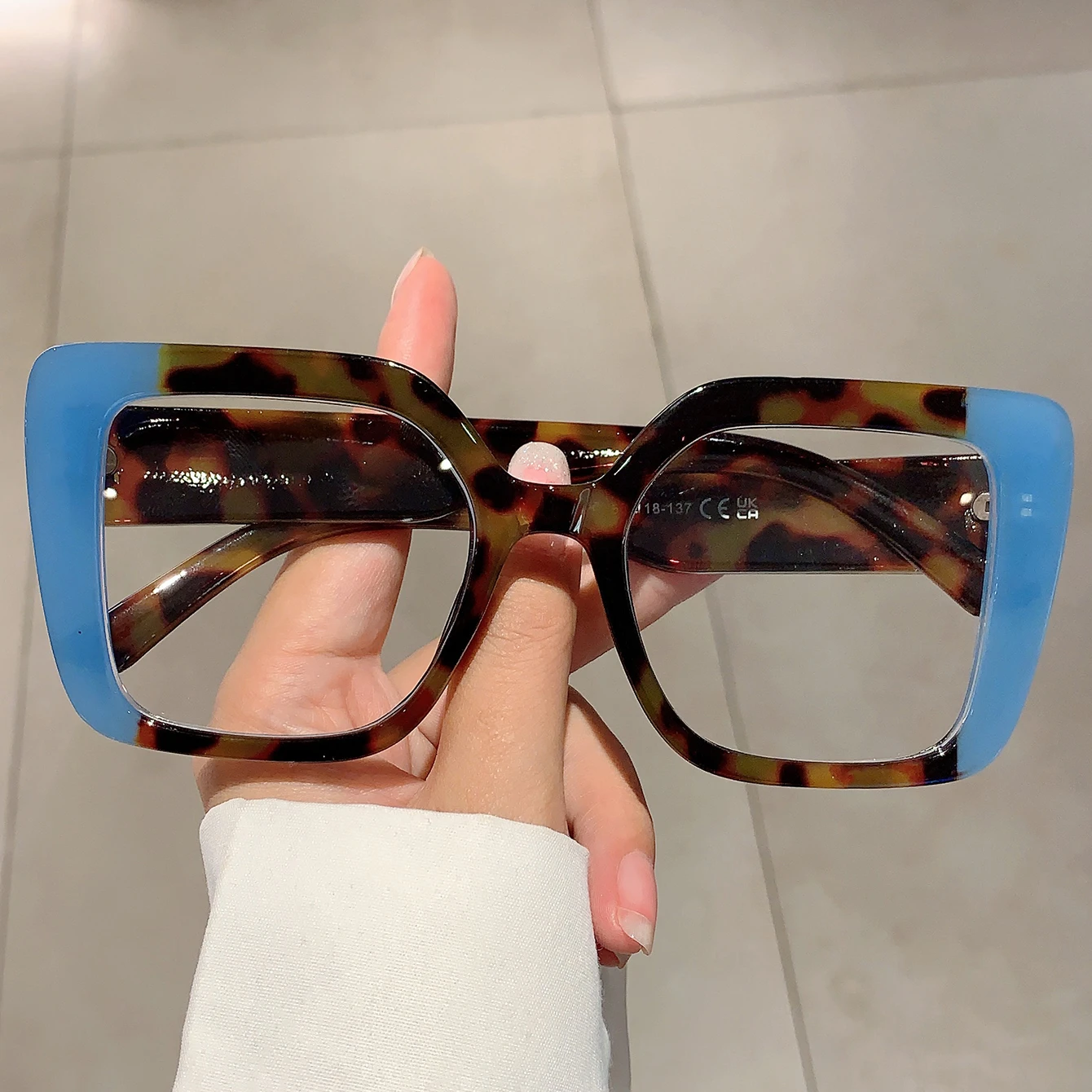 Kacamata Kotak Besar GM LUMIAS - Women'S Fashion Glasses Non Prescription ulasan dan harga
