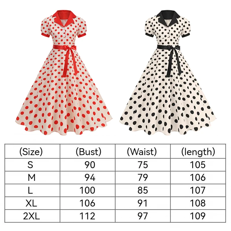 Gaun Musim Panas Vintage Polka - Women'S Fashion In The 1950S ulasan dan harga