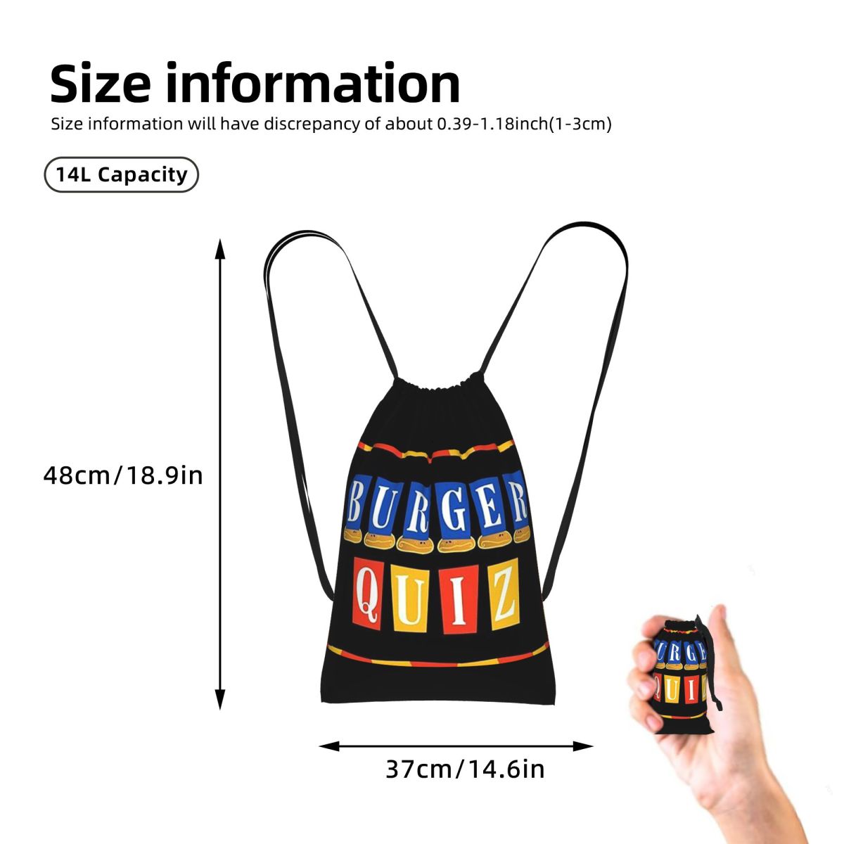 Tas Ransel Logo Baru Burger Qu - Women'S Fashion Quiz ulasan dan harga