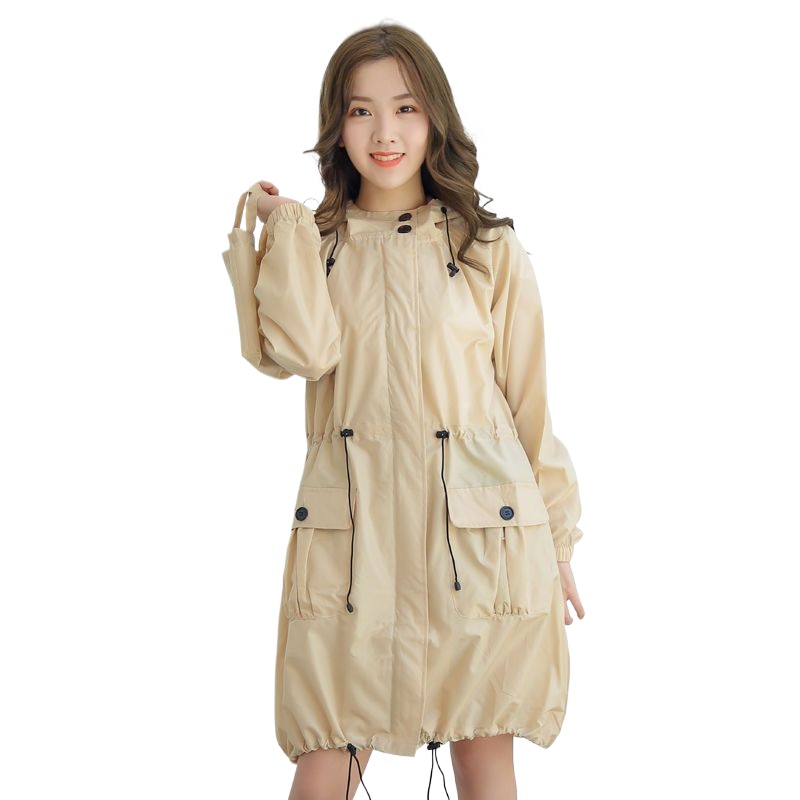 Jas Hujan Wanita Ringan Tahan  - Women'S Fashion Raincoat ulasan dan harga