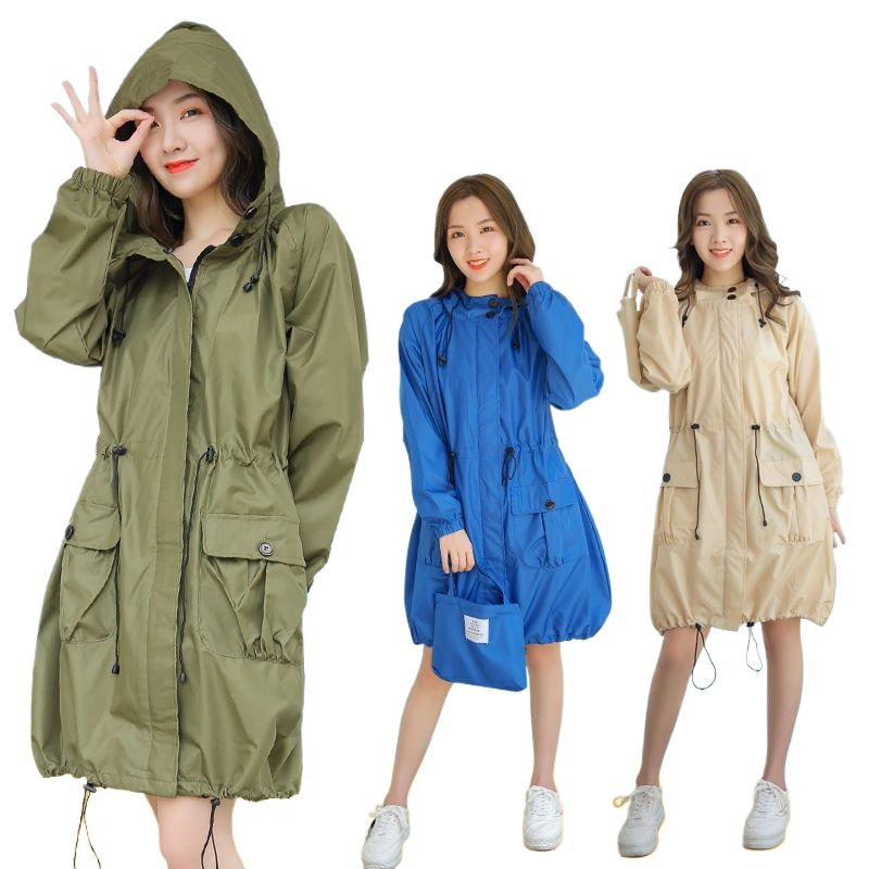 Jas Hujan Wanita Ringan Tahan  - Women'S Fashion Raincoat ulasan dan harga