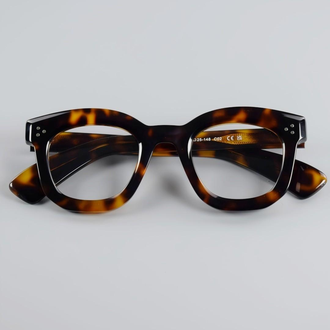 BETSION Kacamata Baca Asetat B - Women'S Fashion Glasses With Clear Lenses ulasan dan harga