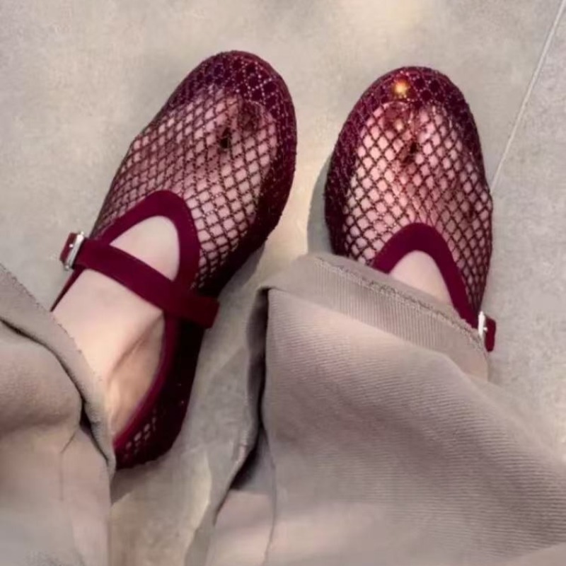 Sandal Baotou Berhias Rhinesto - Women'S Fashion Sandals ulasan dan harga