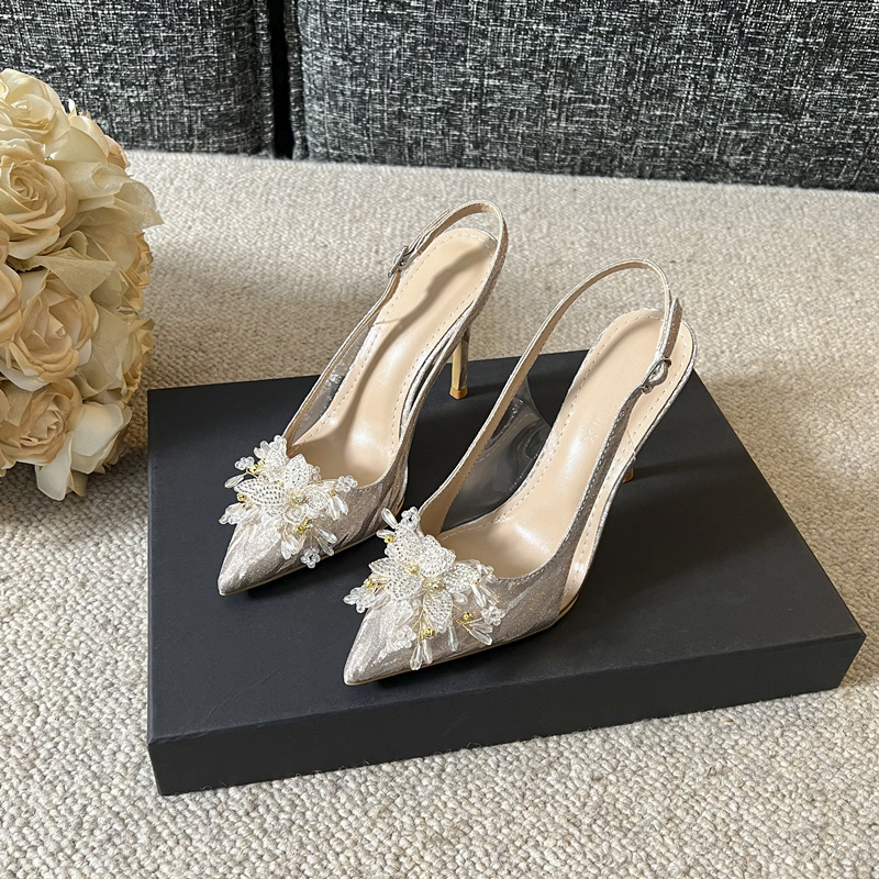 Sepatu Pernikahan Perak Emas 6 - Women Fashion Model ulasan dan harga