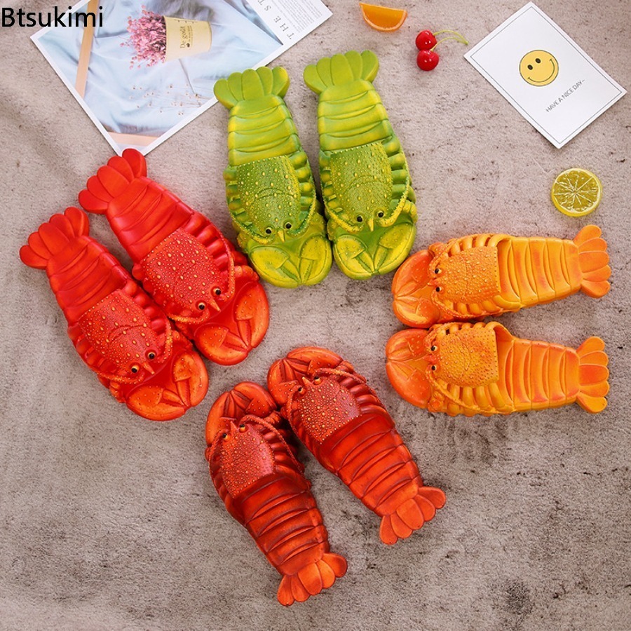 Sandal Lobster Kartun Musim Pa - Women'S Fashion For Summer 2026 ulasan dan harga