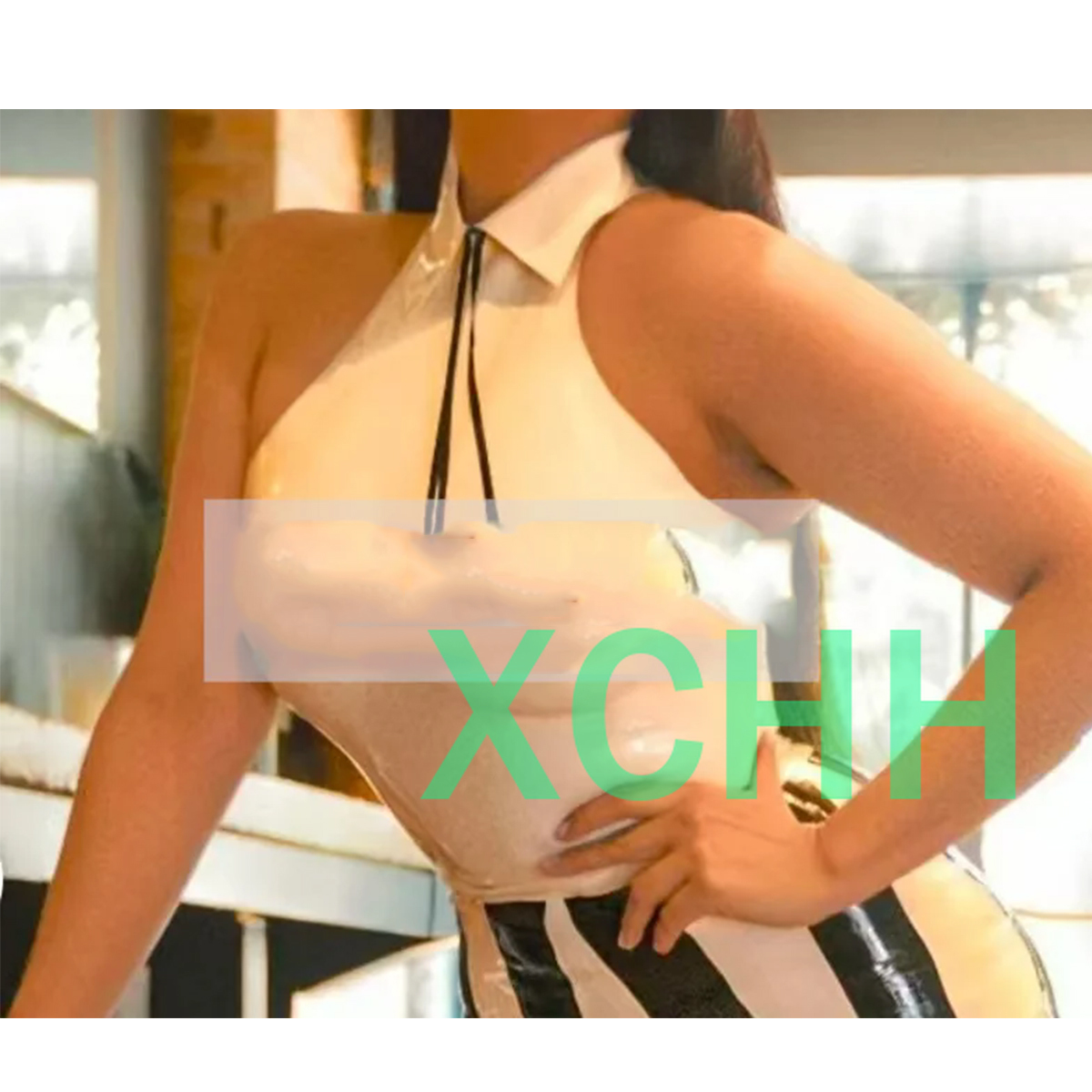 Kemeja Lateks Alami Seksi Wani - Women Fashion Vest ulasan dan harga