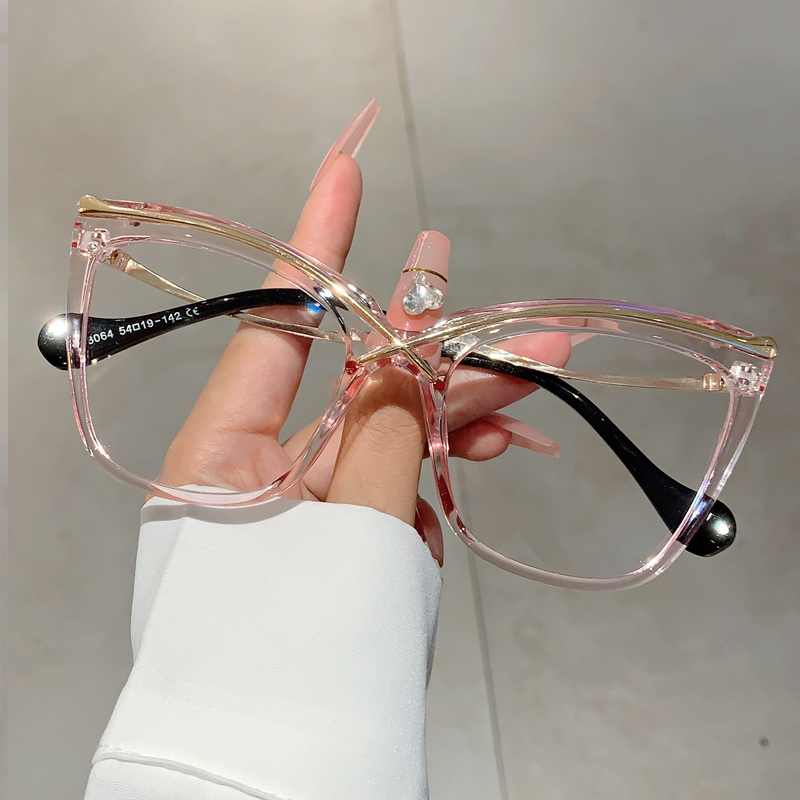 KAMMPT Kacamata Mata Kucing Uk - Women'S Fashion Glasses Non Prescription ulasan dan harga