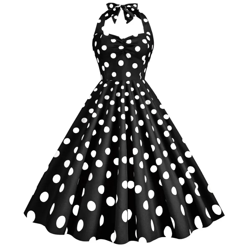 Gaun Polkadot Retro Wanita Sek - Women'S Fashion In The 1950S ulasan dan harga