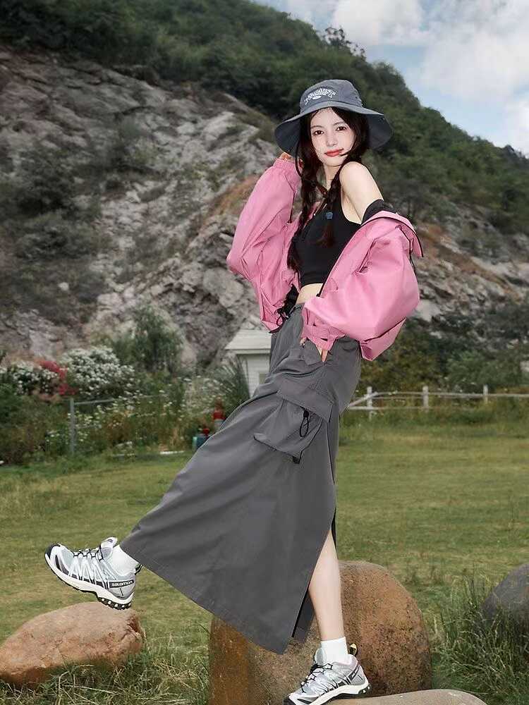 Jas Hujan Wanita Trench Coat A - Women'S Fashion Raincoat ulasan dan harga