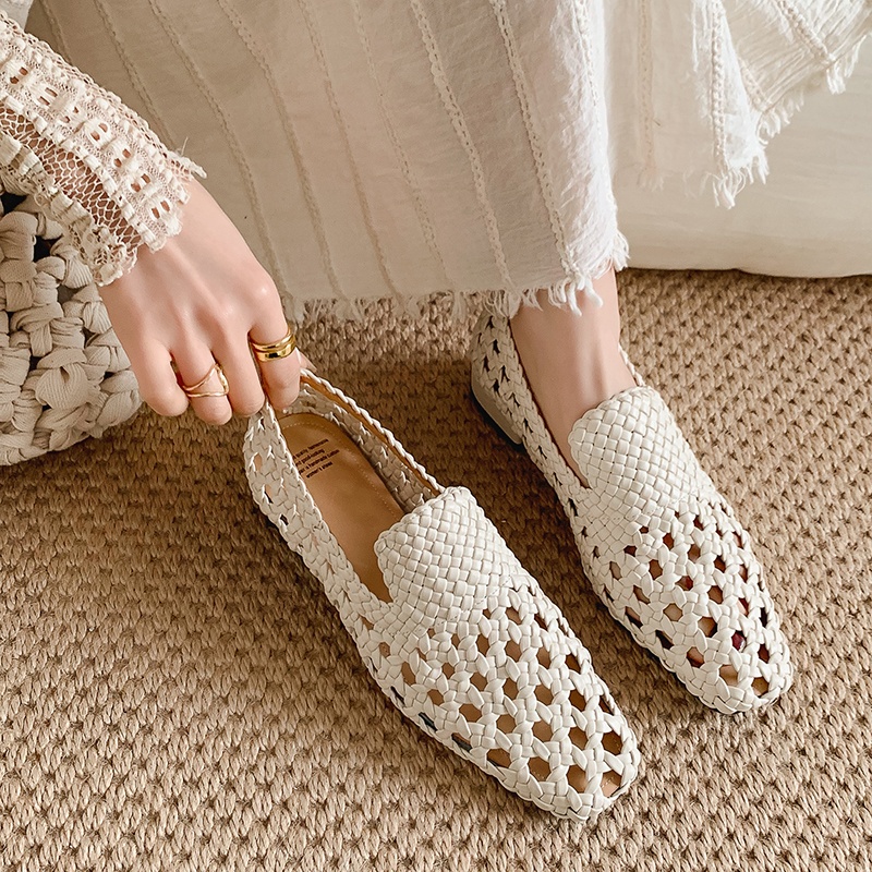 Sandal Kulit Asli Anyaman Wani - Women'S Fashion Sandals ulasan dan harga
