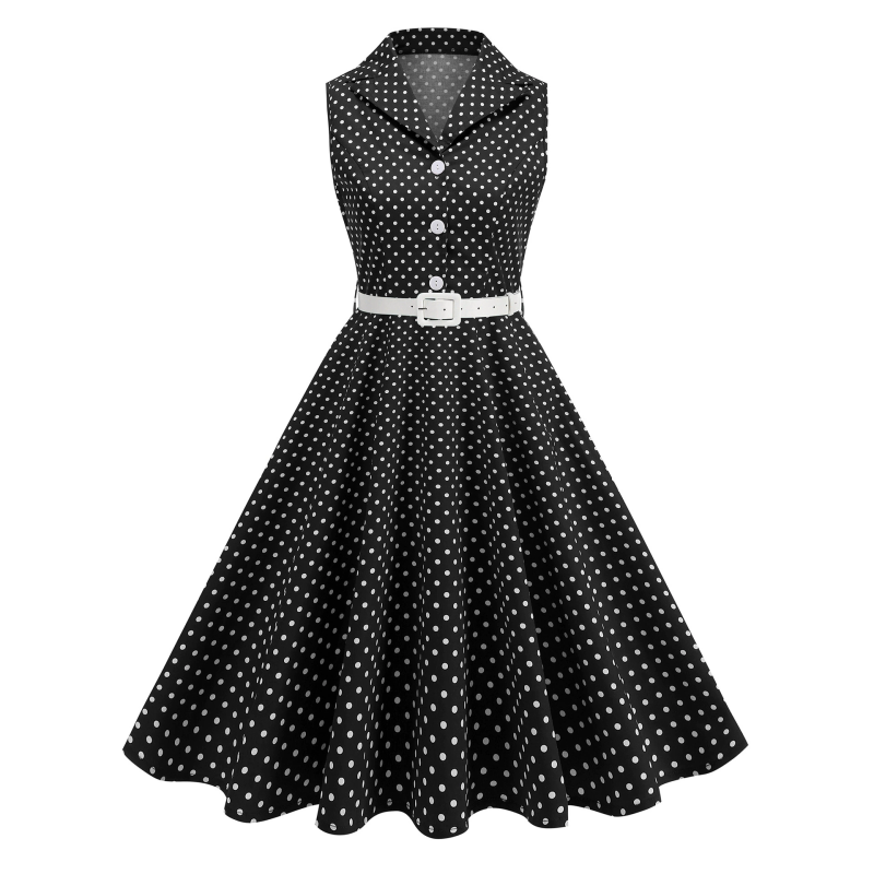 Gaun musim panas tanpa lengan  - Women'S Fashion In The 1950S ulasan dan harga