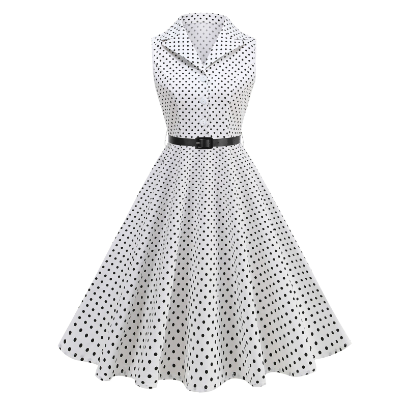 Gaun musim panas tanpa lengan  - Women'S Fashion In The 1950S ulasan dan harga
