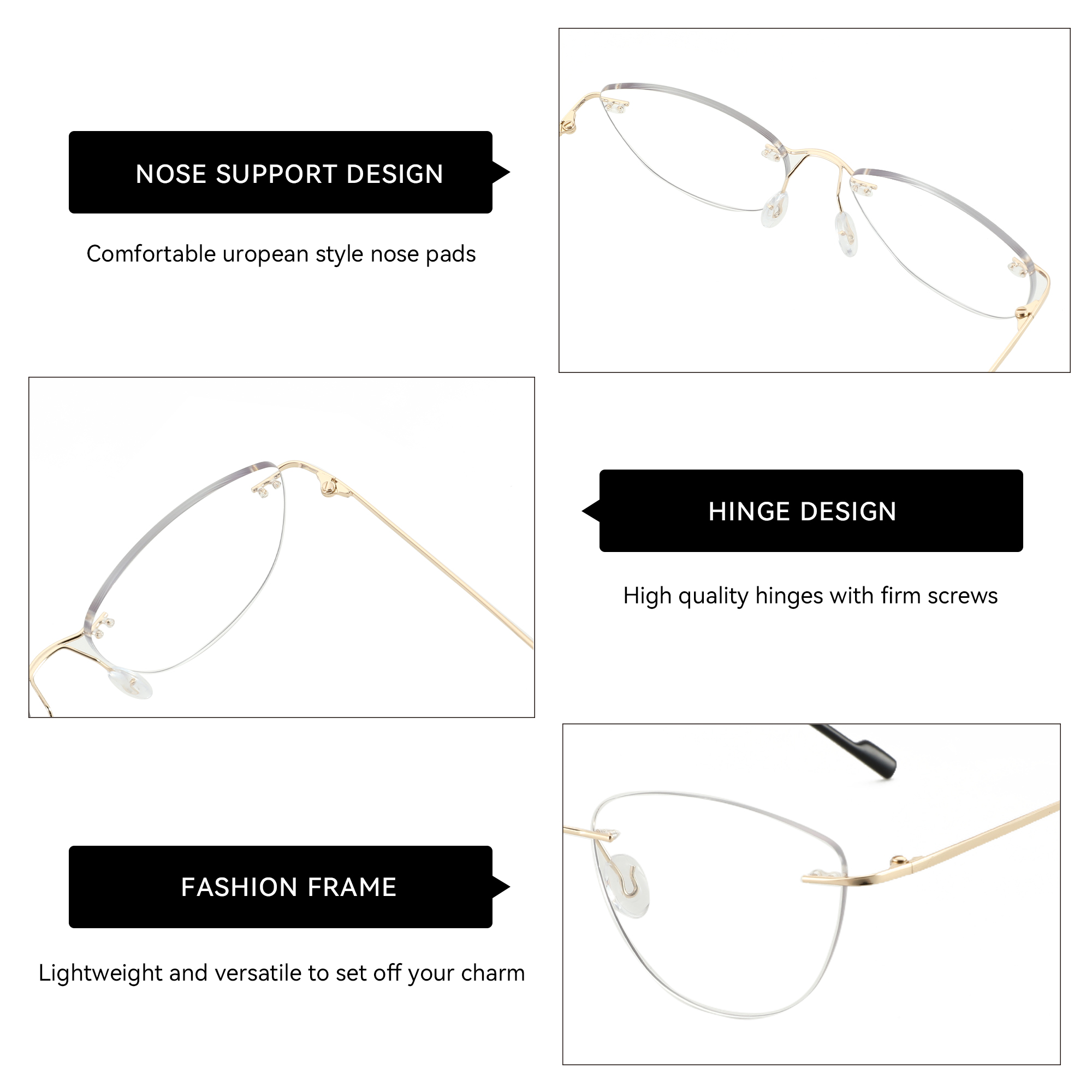 ZENOTTIC Fashion kacamata opti - Women'S Fashion Glasses Non Prescription ulasan dan harga