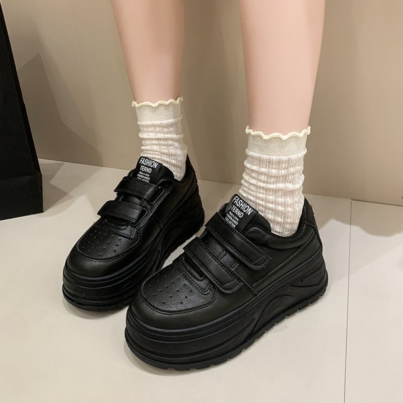 Sepatu Sneakers Putih Wanita T - Women'S Fashion Velcro Sneakers ulasan dan harga