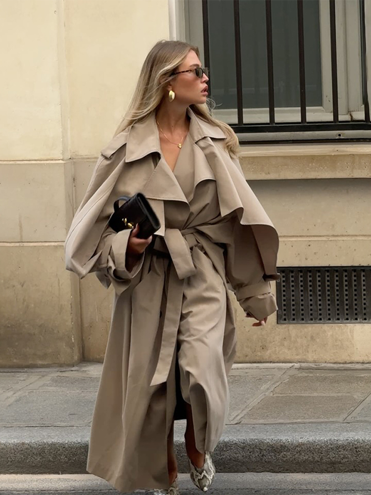 Jas Trench Coat Wanita Model L - Women'S Fashion Raincoat ulasan dan harga